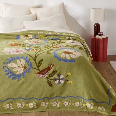 La Redoute Colcha de punto de cadeneta de algodón flameado, JOLAINE. Talla 180 x 230 cm. Color La Redoute Colcha de punto de cadeneta de algodón flameado, JOLAINE. Talla 180 x 230 cm. Color