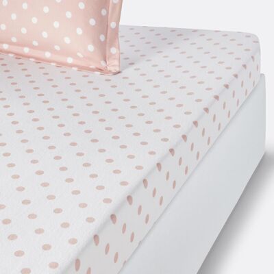 LA REDOUTE INTERIEURS Sábana bajera de felpa rosa - Ropa de cama LA REDOUTE INTERIEURS Sábana bajera de felpa rosa - Ropa de cama