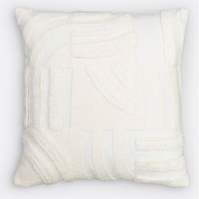 La Redoute Intérieurs - Tomasso - Beige - 45x45 cm - Funda de cojín La Redoute Intérieurs - Tomasso - Beige - 45x45 cm - Funda de cojín