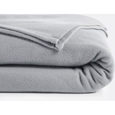 La Redoute Interieurs Fleece-decke 200 g/m² - 180 x 220 cm - Gris - Blanket La Redoute Interieurs Fleece-decke 200 g/m² - 180 x 220 cm - Gris - Blanket