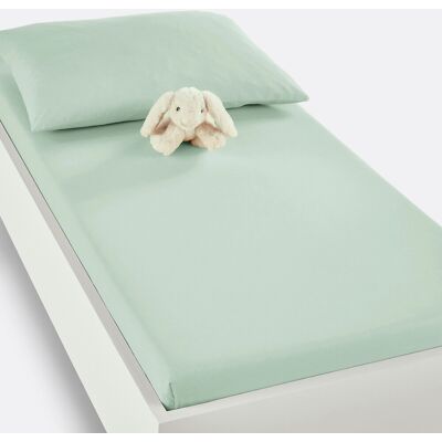 Redoute Interieurs Sábana ajustable para bebé - Verde Redoute Interieurs Sábana ajustable para bebé - Verde