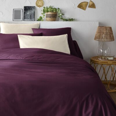 La Redoute Interieurs - Scenario - Cassis - 260 x 240 cm - duvet cover La Redoute Interieurs - Scenario - Cassis - 260 x 240 cm - duvet cover