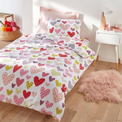 So'home Coeur Liberté Juego de Ropa de Cama Infantil - Corazones Coloridos - 140x200cm So'home Coeur Liberté Juego de Ropa de Cama Infantil - Corazones Coloridos - 140x200cm