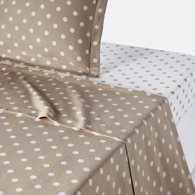 Sábana de franela Clarisse Beige - Ropa de cama Sábana de franela Clarisse Beige - Ropa de cama