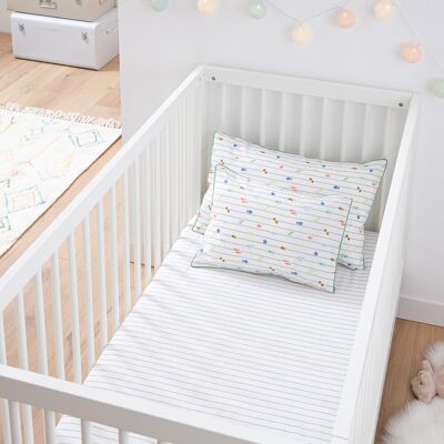 La Redoute Interieurs Sábana ajustable Elliot Percal de algodón - Tamaño de cama La Redoute Interieurs Sábana ajustable Elliot Percal de algodón - Tamaño de cama