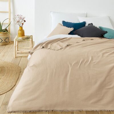 LA REDOUTE INTERIEURS Cubrecama de algodón natté - Beige LA REDOUTE INTERIEURS Cubrecama de algodón natté - Beige