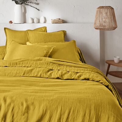 La Redoute Funda nórdica de lino lavado, Linot. Talla Cama 90cm (160x210cm). Color La Redoute Funda nórdica de lino lavado, Linot. Talla Cama 90cm (160x210cm). Color
