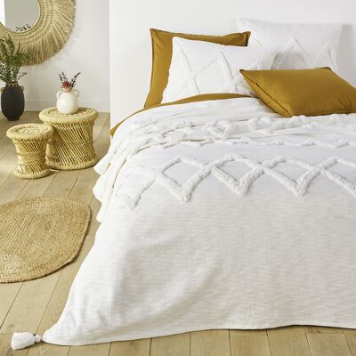 La Redoute Interieurs Assa Colcha de algodón de tuft - Cubre cama La Redoute Interieurs Assa Colcha de algodón de tuft - Cubre cama