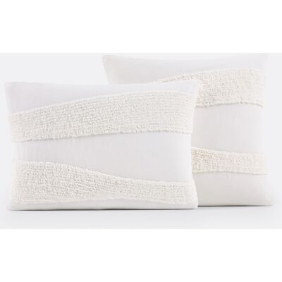 Funda de cama de algodón La Redoute Intérieurs Tassili - Diseño a rayas orgánico Funda de cama de algodón La Redoute Intérieurs Tassili - Diseño a rayas orgánico