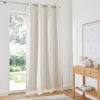Redoute Interieurs Cortina opaca de algodón con ojales - 270x250cm Redoute Interieurs Cortina opaca de algodón con ojales - 270x250cm
