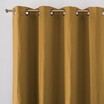 Cortina de lino bronce de La Redoute Interiors Onega - Cortina Cortina de lino bronce de La Redoute Interiors Onega - Cortina