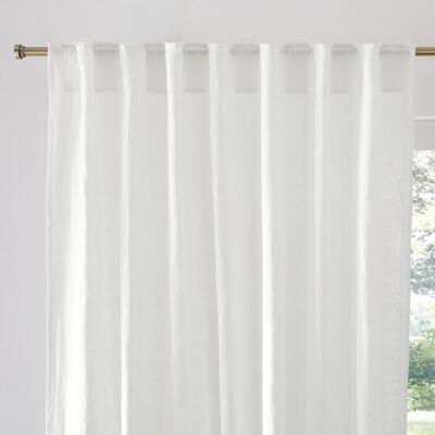Cortina de lino Elba de LA REDOUTE INTERIEURS - Piezas ocultas - 250/300/350cm - Blanco Cortina de lino Elba de LA REDOUTE INTERIEURS - Piezas ocultas - 250/300/350cm - Blanco