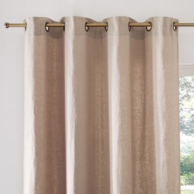 Cortina de lino Elba Beige - 250-350cm Cortina de lino Elba Beige - 250-350cm