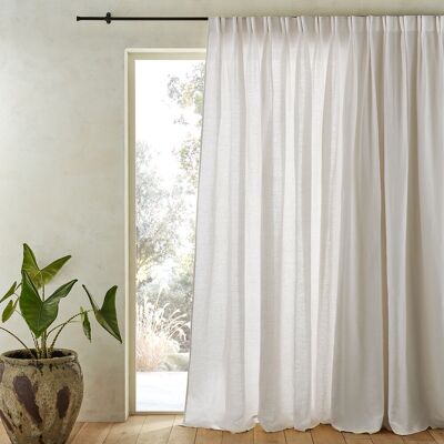 Cortina de lino Am.pm con pliegues flamencos - Cortina para ventana Cortina de lino Am.pm con pliegues flamencos - Cortina para ventana