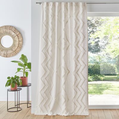 Cortina de algodón La Redoute Assa - Diseño en relieve - 260x135 cm Cortina de algodón La Redoute Assa - Diseño en relieve - 260x135 cm