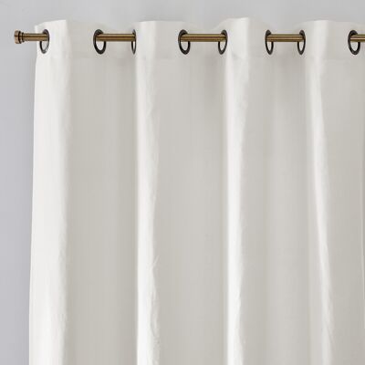LA REDOUTE INTERIEURS Modelo Beige Cortina de lino Onega - Cortina LA REDOUTE INTERIEURS Modelo Beige Cortina de lino Onega - Cortina