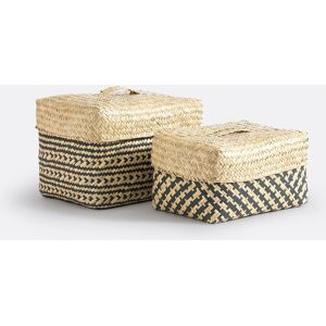 Conjunto de Cestas La Redoute Interieurs - Tejido Natural - Beige Conjunto de Cestas La Redoute Interieurs - Tejido Natural - Beige