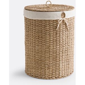 LA REDOUTE INTERIEURS Jubo Cesta para colada Beige de fibras vegetales - Cesta para colada LA REDOUTE INTERIEURS Jubo Cesta para colada Beige de fibras vegetales - Cesta para colada