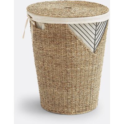 LA REDOUTE INTERIEURS Cesto lavandería Tressie Natural - Cesto de lavandería LA REDOUTE INTERIEURS Cesto lavandería Tressie Natural - Cesto de lavandería