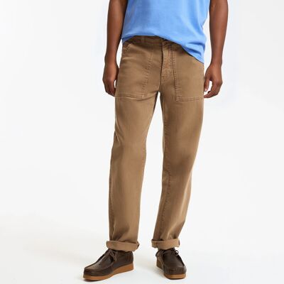 La Redoute Pantalón recto estilo carpintero. Talla 44. Color La Redoute Pantalón recto estilo carpintero. Talla 44. Color