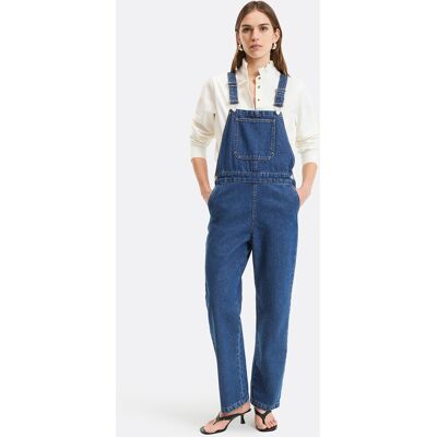 La Redoute Peto vaquero con tirantes. Talla 46. Color La Redoute Peto vaquero con tirantes. Talla 46. Color