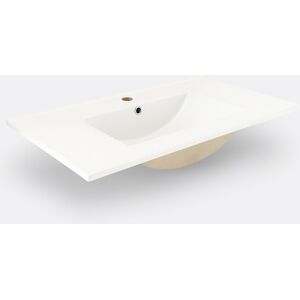 Encimera de lavabo Jaly de cerámica blanca - La Redoute Interieurs Encimera de lavabo Jaly de cerámica blanca - La Redoute Interieurs