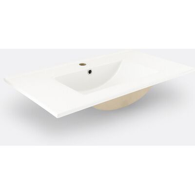 Encimera de lavabo Jaly de cerámica blanca - La Redoute Interieurs Encimera de lavabo Jaly de cerámica blanca - La Redoute Interieurs