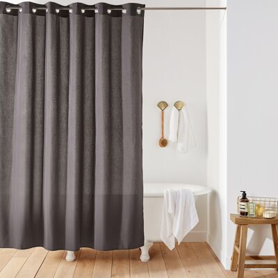 La Redoute Cortina de ducha lisa aspecto tela SCENARIO. Talla 200 x 120 cm. Color La Redoute Cortina de ducha lisa aspecto tela SCENARIO. Talla 200 x 120 cm. Color