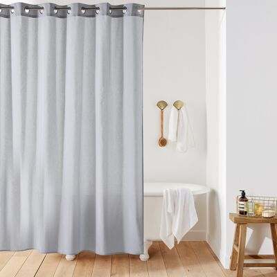 La Redoute Cortina de ducha lisa aspecto tela SCENARIO. Talla 200 x 120 cm. Color La Redoute Cortina de ducha lisa aspecto tela SCENARIO. Talla 200 x 120 cm. Color