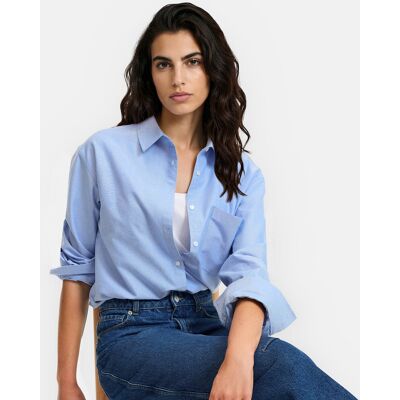 La Redoute Camisa amplia de algodón, Signature MARLENE. Talla 44. Color La Redoute Camisa amplia de algodón, Signature MARLENE. Talla 44. Color