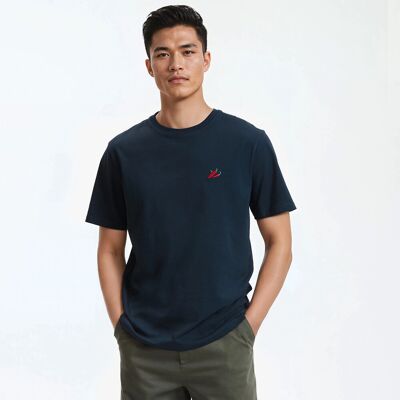 La Redoute Camiseta regular fit con bordado de guindilla. Talla L. Color La Redoute Camiseta regular fit con bordado de guindilla. Talla L. Color