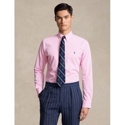POLO RALPH LAUREN Camisa slim de popelina, de rayas. Color POLO RALPH LAUREN Camisa slim de popelina, de rayas. Color
