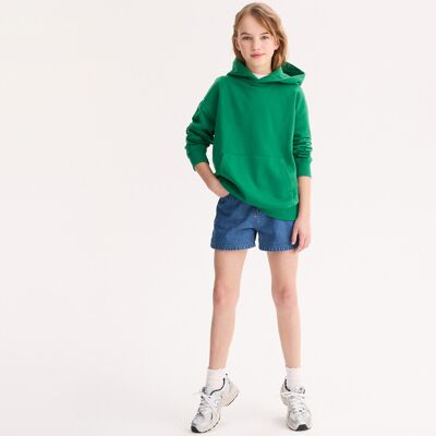 La Redoute Sudadera con capucha de felpa ligera con bolsillo canguro. Talla 108 cm (5 años). Color La Redoute Sudadera con capucha de felpa ligera con bolsillo canguro. Talla 108 cm (5 años). Color