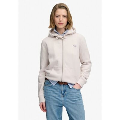 SUPERDRY Sudadera con capucha y cremallera con el logotipo de la marca bordado. Color SUPERDRY Sudadera con capucha y cremallera con el logotipo de la marca bordado. Color