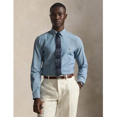 POLO RALPH LAUREN Camisa de chambray entallada. Color POLO RALPH LAUREN Camisa de chambray entallada. Color
