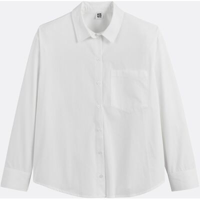 La Redoute Camisa amplia de algodón, Signature MARLENE. Talla 38. Color La Redoute Camisa amplia de algodón, Signature MARLENE. Talla 38. Color
