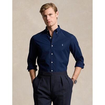 POLO RALPH LAUREN Camisa entallada de popelín elástico. Color POLO RALPH LAUREN Camisa entallada de popelín elástico. Color
