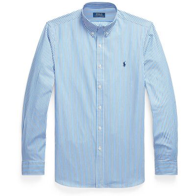 POLO RALPH LAUREN Camisa de rayas Slim Fit de popelina elástica. Color POLO RALPH LAUREN Camisa de rayas Slim Fit de popelina elástica. Color