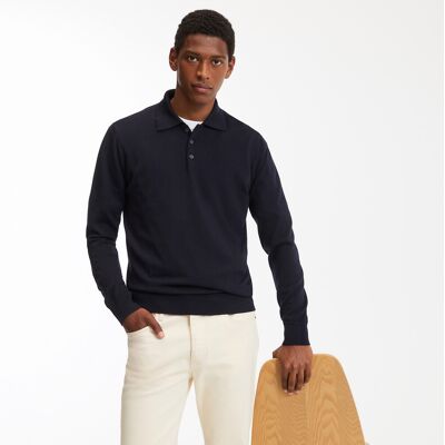 La Redoute Jersey con cuello de polo de lana merina, Signature ALFRED. Talla M. Color La Redoute Jersey con cuello de polo de lana merina, Signature ALFRED. Talla M. Color