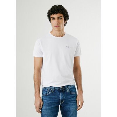 Pepe Jeans Camiseta de cuello redondo stretch Original Basic. Color Pepe Jeans Camiseta de cuello redondo stretch Original Basic. Color