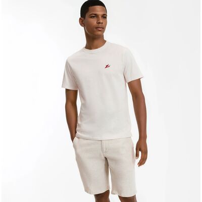 La Redoute Camiseta regular fit con bordado de guindilla. Talla XXL. Color La Redoute Camiseta regular fit con bordado de guindilla. Talla XXL. Color