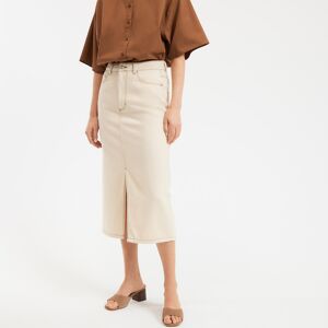 La Redoute Falda midi vaquera recta. Talla 34. Color La Redoute Falda midi vaquera recta. Talla 34. Color