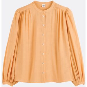 La Redoute Blusa amplia, cuello redondo, manga larga. Talla S. Color La Redoute Blusa amplia, cuello redondo, manga larga. Talla S. Color