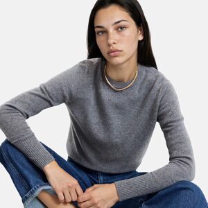 La Redoute Jersey de cuello redondo, de punto fino de cachemira. Talla L. Color La Redoute Jersey de cuello redondo, de punto fino de cachemira. Talla L. Color