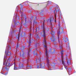 La Redoute Blusa oversize en viscosa, estampados florales. Talla S. Color La Redoute Blusa oversize en viscosa, estampados florales. Talla S. Color
