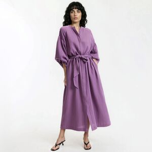 La Redoute Vestido largo de manga larga con cinturón. Talla L. Color La Redoute Vestido largo de manga larga con cinturón. Talla L. Color