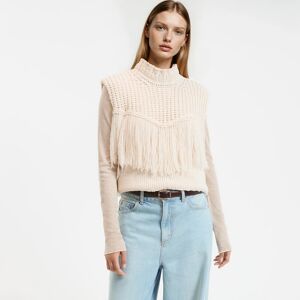 La Redoute Jersey sin mangas con flecos. Talla S. Color La Redoute Jersey sin mangas con flecos. Talla S. Color
