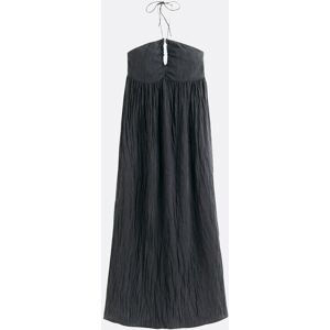 La Redoute Vestido bustier largo, para anudar al cuello. Talla 38. Color La Redoute Vestido bustier largo, para anudar al cuello. Talla 38. Color