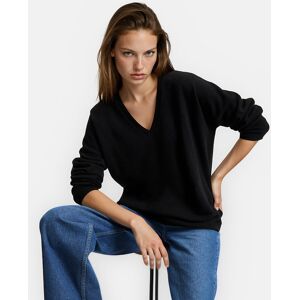 La Redoute Jersey de punto de cachemira fina, cuello de pico, amplio volumen. Talla M. Color La Redoute Jersey de punto de cachemira fina, cuello de pico, amplio volumen. Talla M. Color