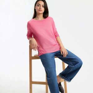 La Redoute Jersey de cuello redondo en punto fino, manga larga. Talla S. Color La Redoute Jersey de cuello redondo en punto fino, manga larga. Talla S. Color